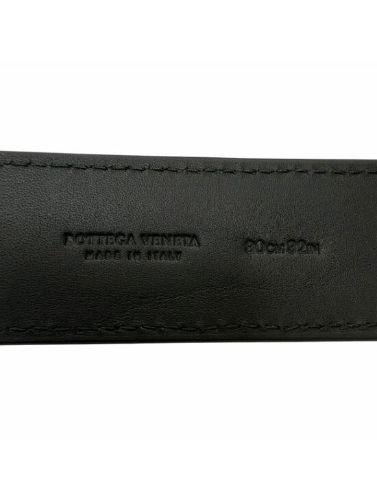 Bottega Veneta Leather Belt Black 80 cm main image 8